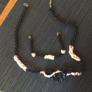 Matching bracelet and necklace